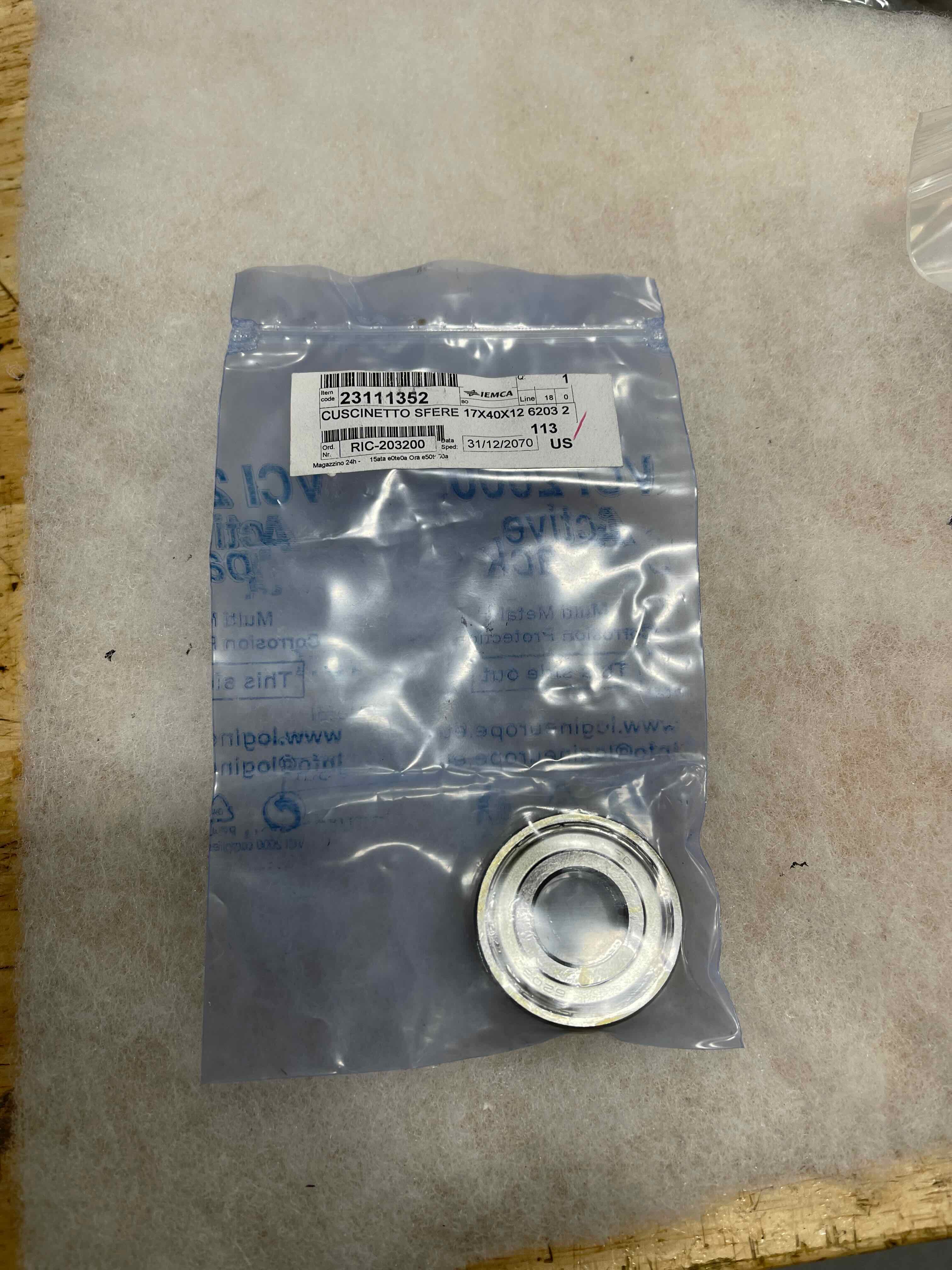 CH 220 Parts - Bearing