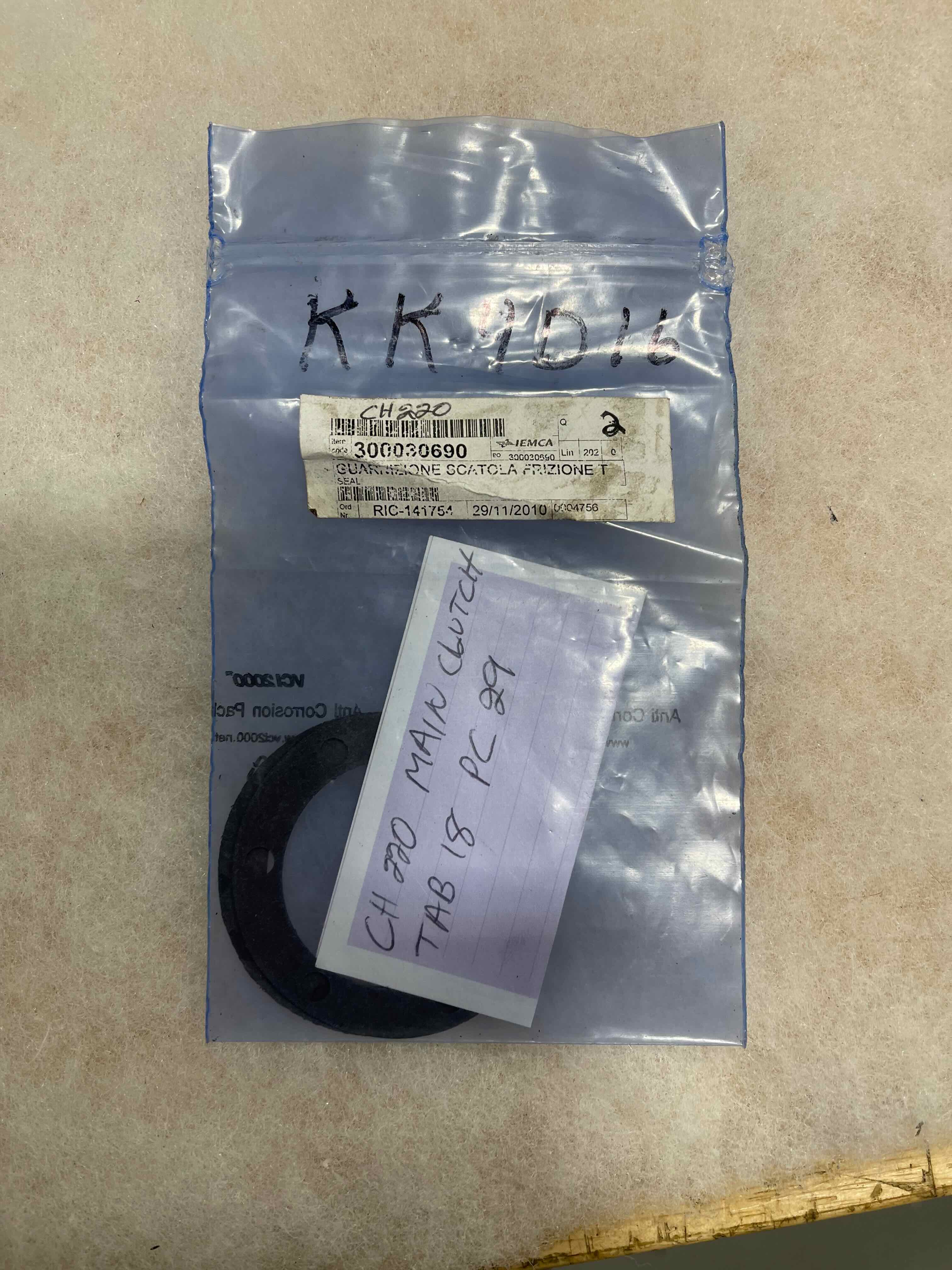 CH 220 Parts - Seals