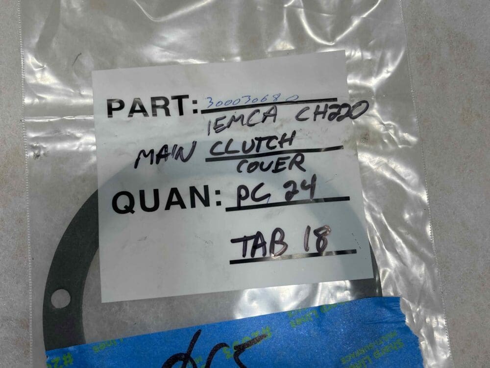CH 220 Parts - Main Clutch Cover