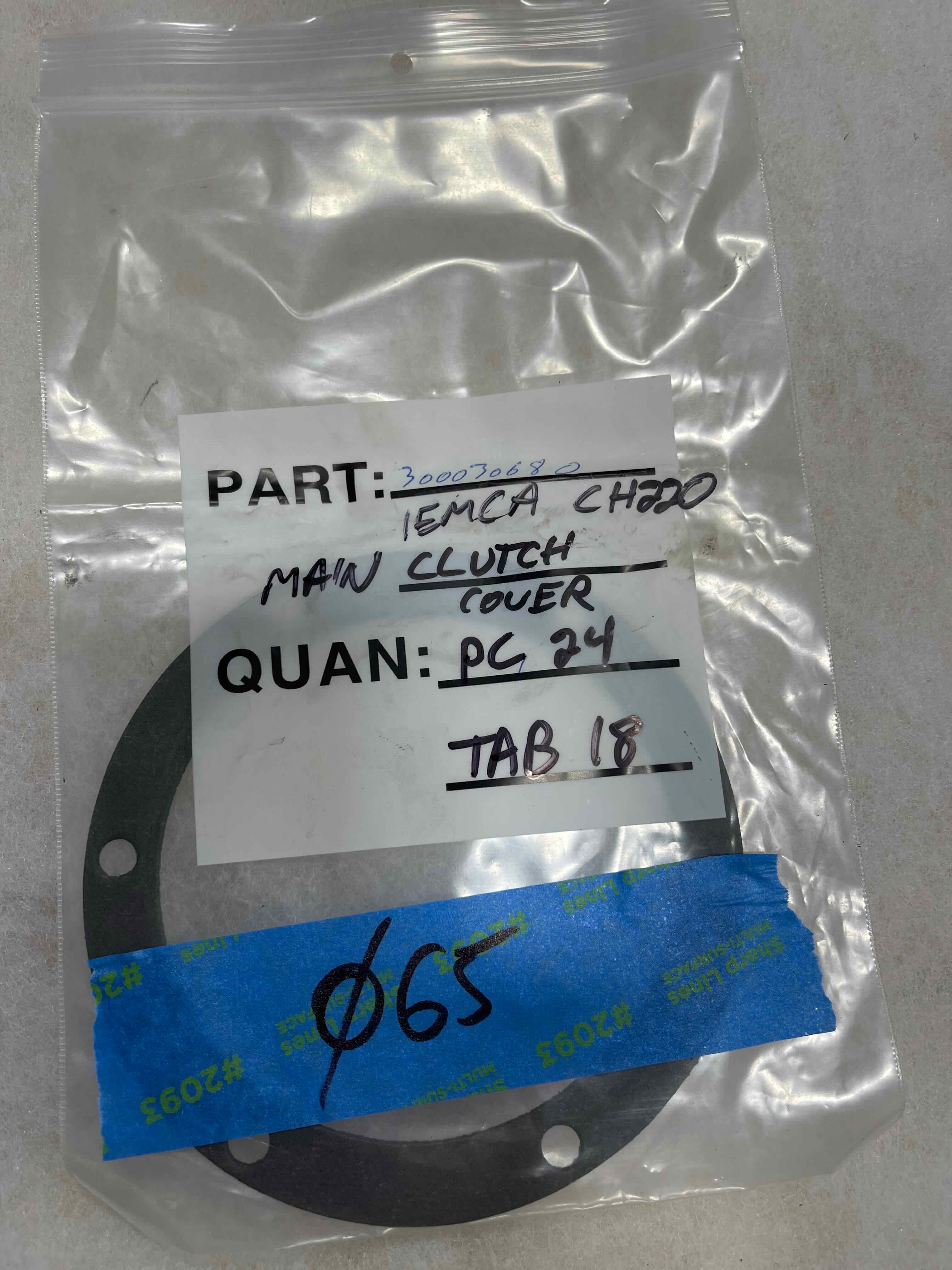 CH 220 Parts - Main Clutch Cover